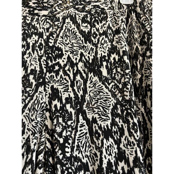 Iman Plus Size 1X Wide Leg Palazzo Pants Metallic Bohemian Lagenlook Whimsical - Picture 4 of 7